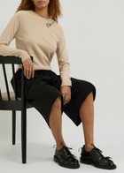Simone Rocha Lace-up Glossed Leather Brogues Black
