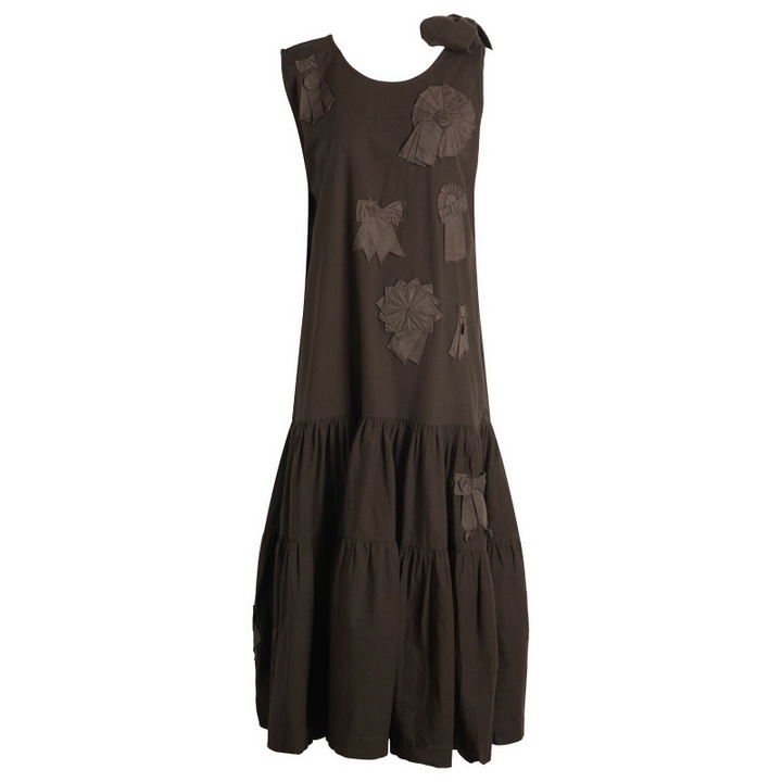 Photo: Story mfg. Women's Beebalm Dress in Espresso