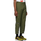 Helmut Lang Green Aviator Cargo Pants