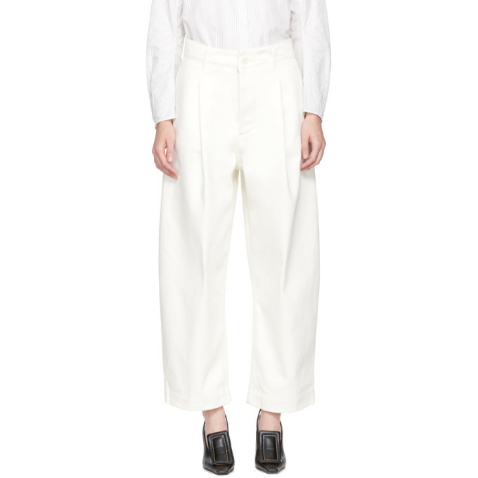 Photo: Studio Nicholson Off-White Bonnard Balloon Jeans