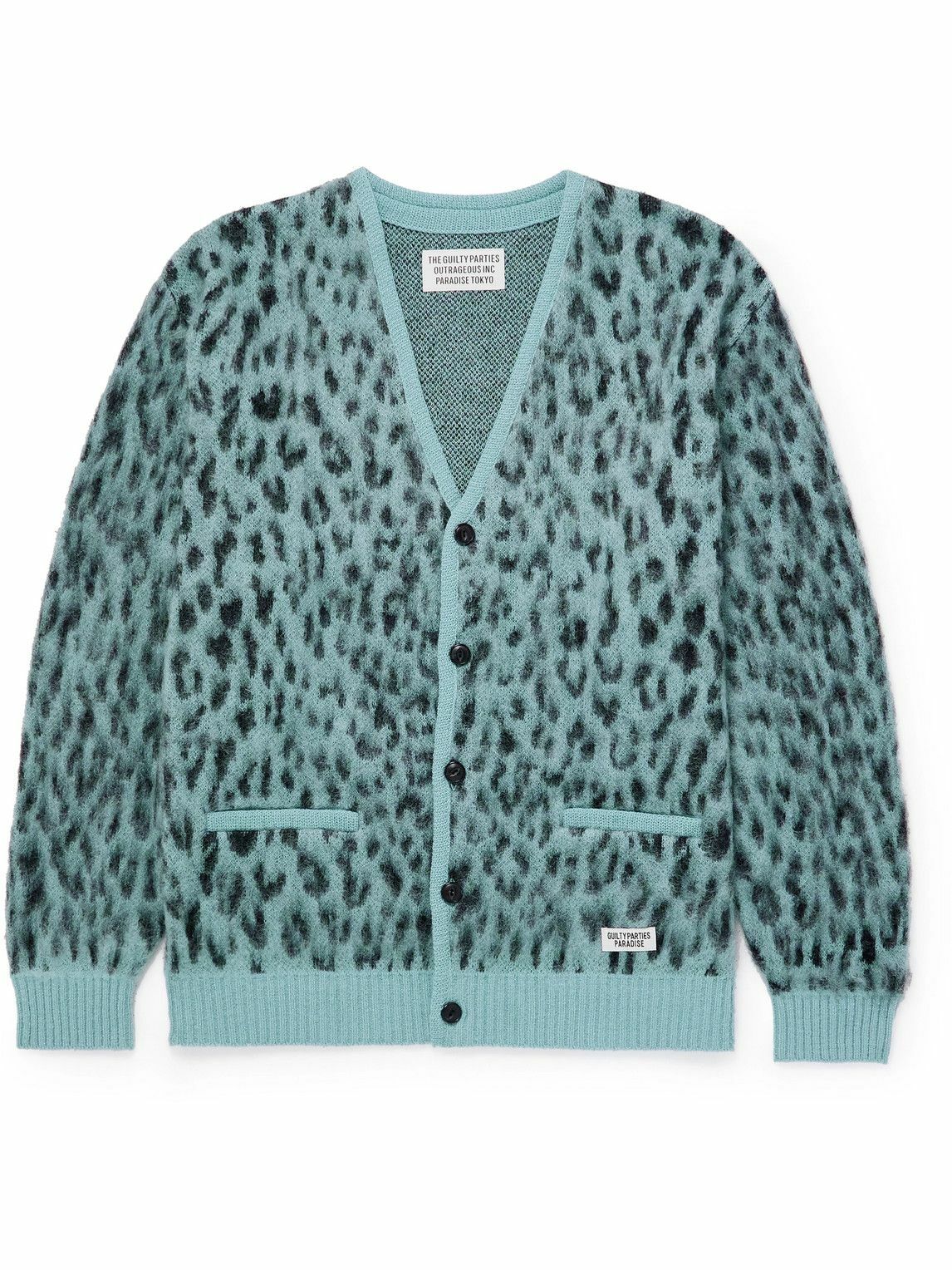 WACKO MARIA Leopard-Jacquard Sweater for Men