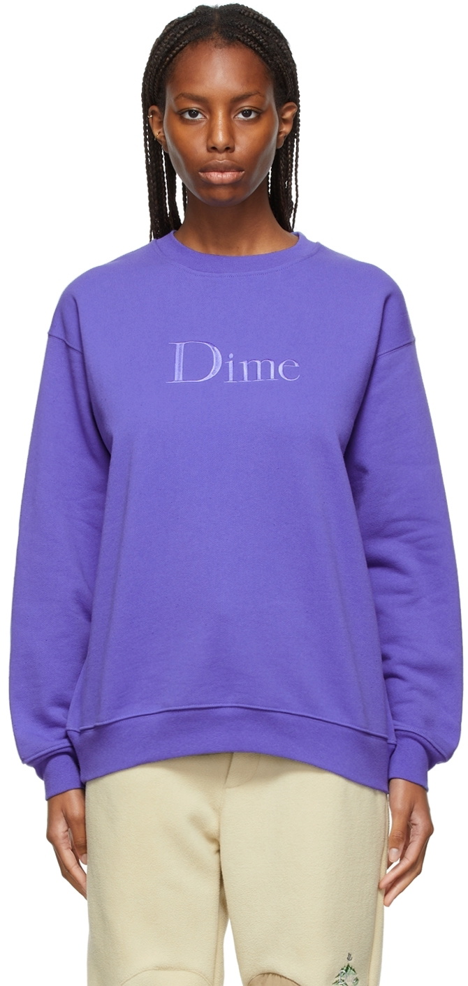 Dime Classic Embroidered Logo Sweatshirt Dime