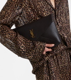 Saint Laurent Cassandre leather pouch