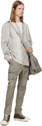 Rick Owens Gray Tower Mastodon Cargo Pants