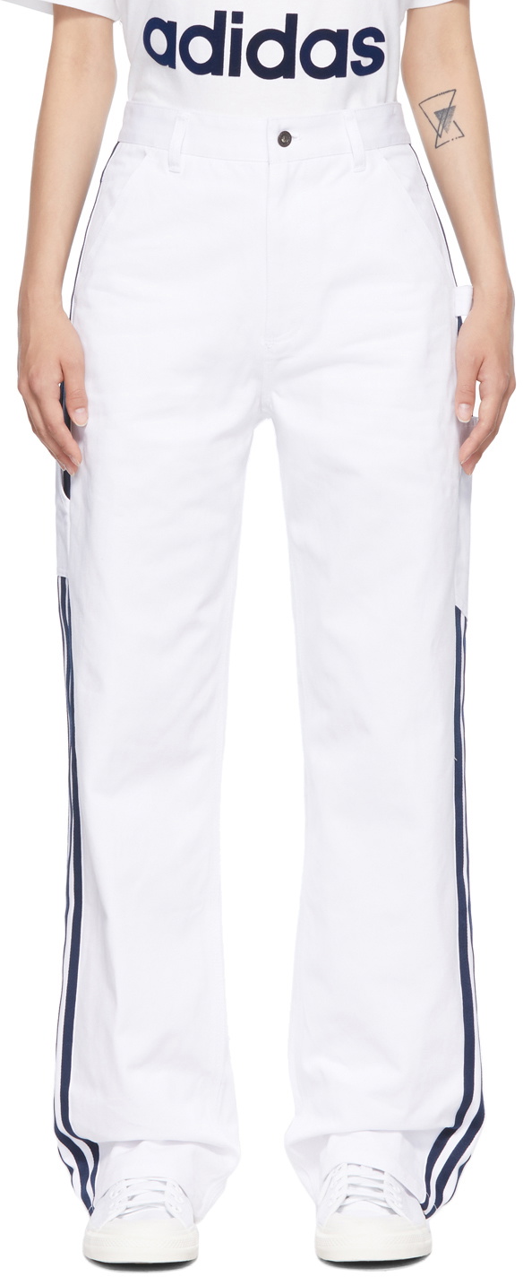 adidas Originals Men's Nova Wrap Around Joggers Navy Track Pants Trousers  Large | eBay