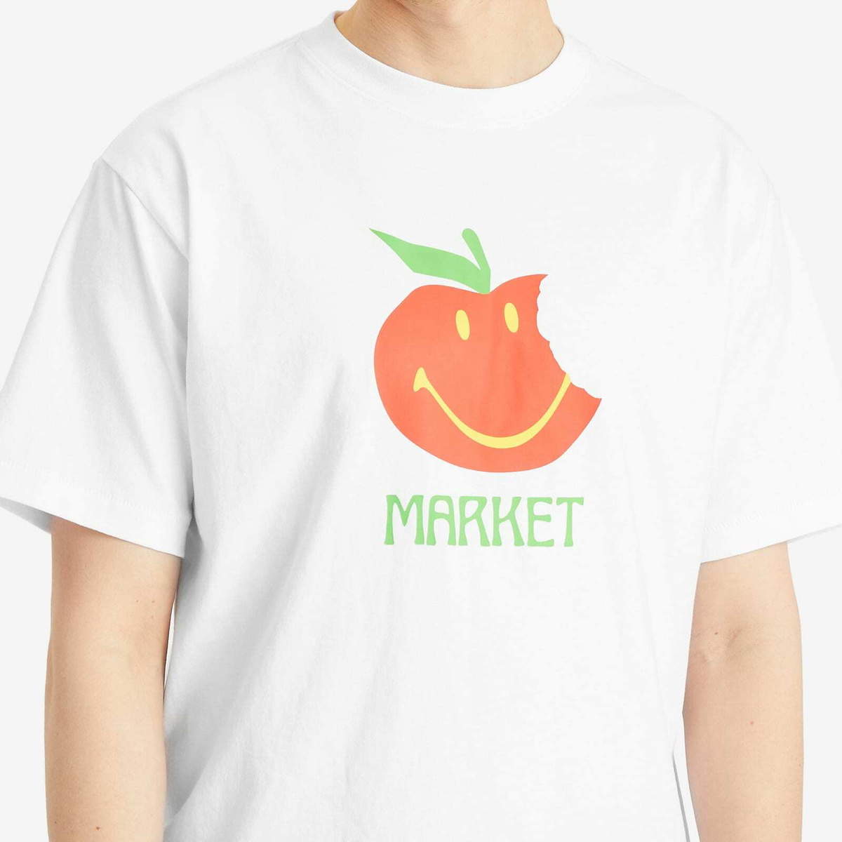 MARKET Men's Smiley Honeycrisp T-Shirt in White