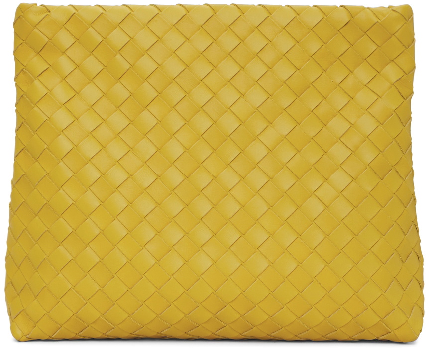 Bottega Veneta Yellow Classic Hidrology Pouch Bottega Veneta