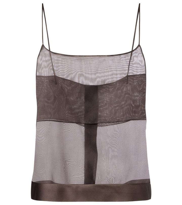 Photo: Calvin Klein Collection Carmen sheer silk camisole