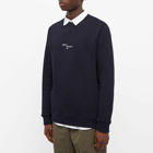 Norse Projects Men's Vagn Nautical Logo Crew Sweat in Dark Navy