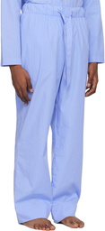 Tekla Blue Drawstring Pyjama Pants