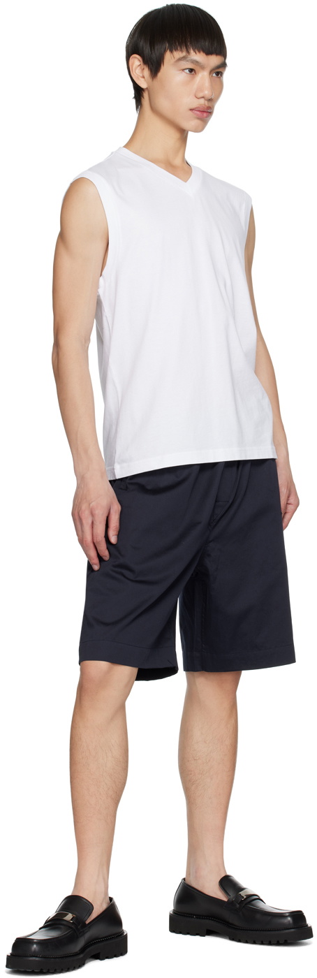 Filippa K White V-Neck Tank Top