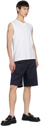Filippa K White V-Neck Tank Top