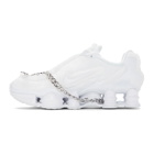 Comme des Garcons Homme Plus White Nike Edition CDG Shox TL Sneakers