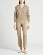 Peserico Womens Sweater in Light brown