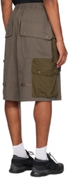 Archival Reinvent Brown Belted Shorts