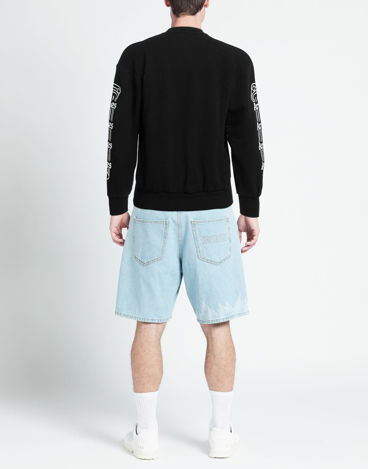 Aries Mens Sweatshirt in Black