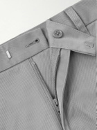 WTAPS - Straight-Leg Cotton-Blend Twill Trousers - Gray
