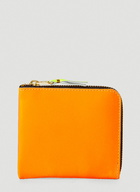 Fluo Zip Wallet in Green