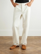 Valentino Garavani - Straight-Leg Embellished Jeans - White