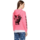 Ashley Williams Pink Stone Head Hoodie