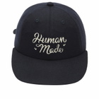 Human Made Men's Wool 6 Panel Cap in Navy 