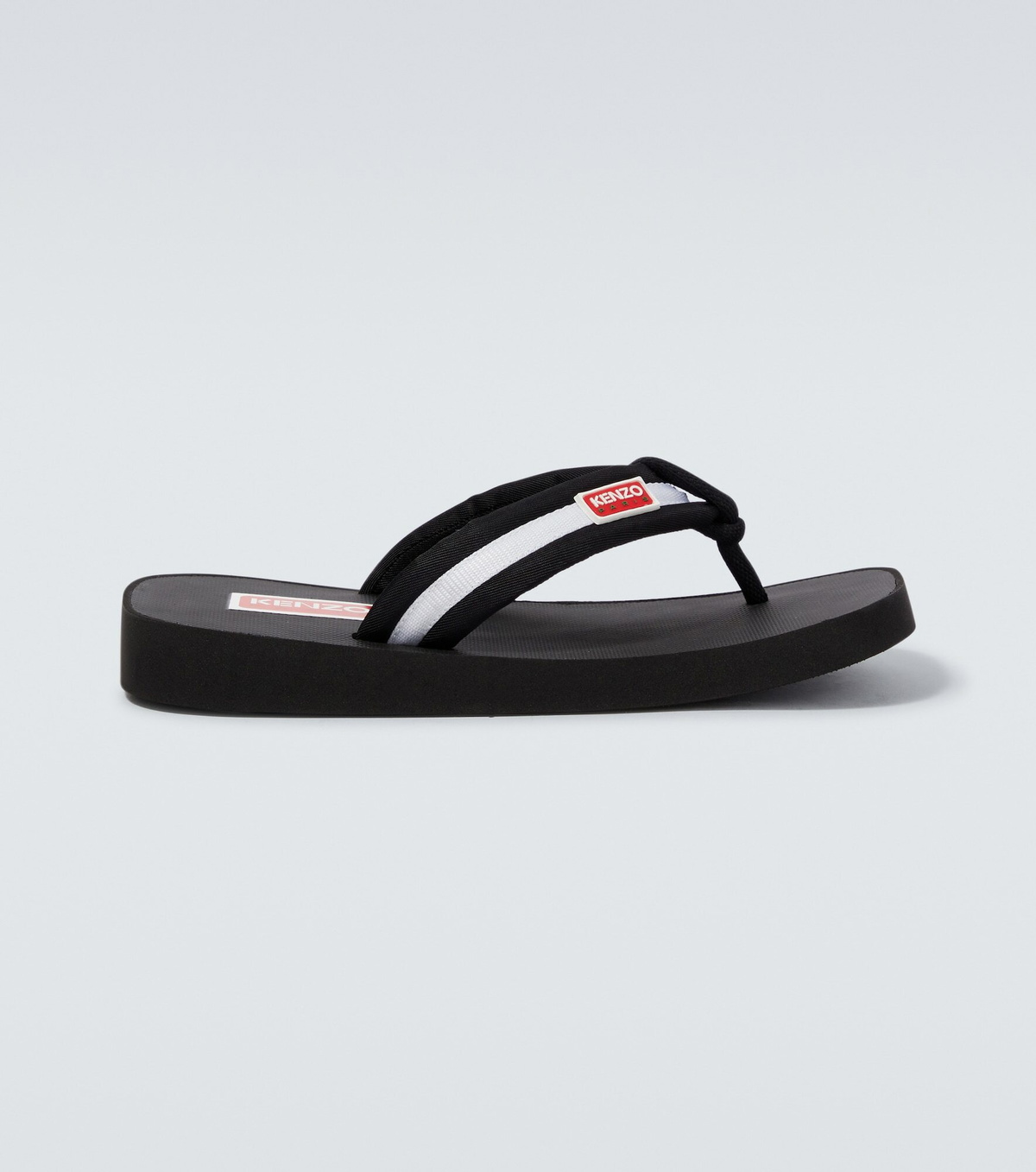 Kenzo - Logo striped thong sandals