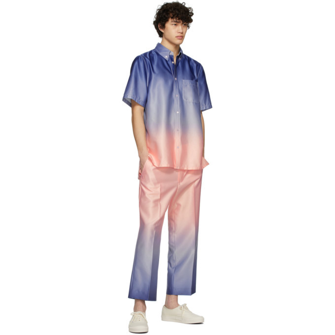 Sies Marjan Pink and Blue Alex Degrade Trousers