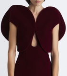 David Koma Velvet gown