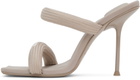 Alexander Wang Beige Julie Tubular Heeled Sandals