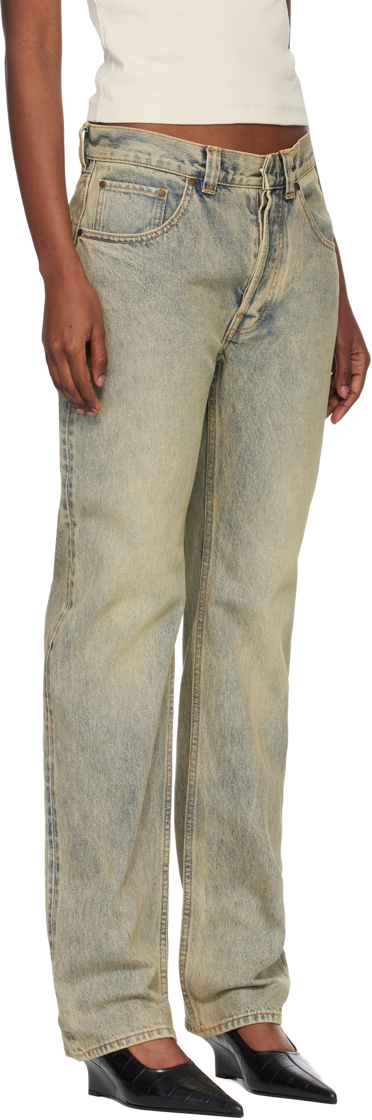 Entire Studios Blue Slem Jeans