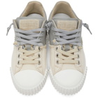 Maison Margiela Grey and Beige Evolution Sneakers