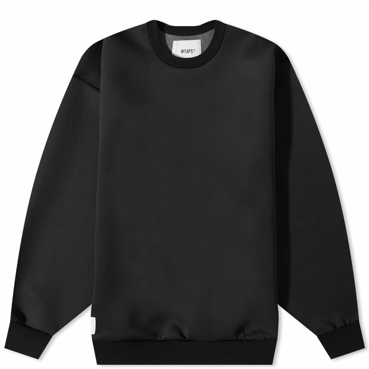 WTAPS Men's Bend Zip Detail Sweater in Black WTAPS