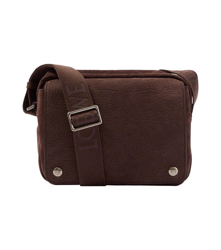 Photo: Loewe Pebble Medium leather messenger bag