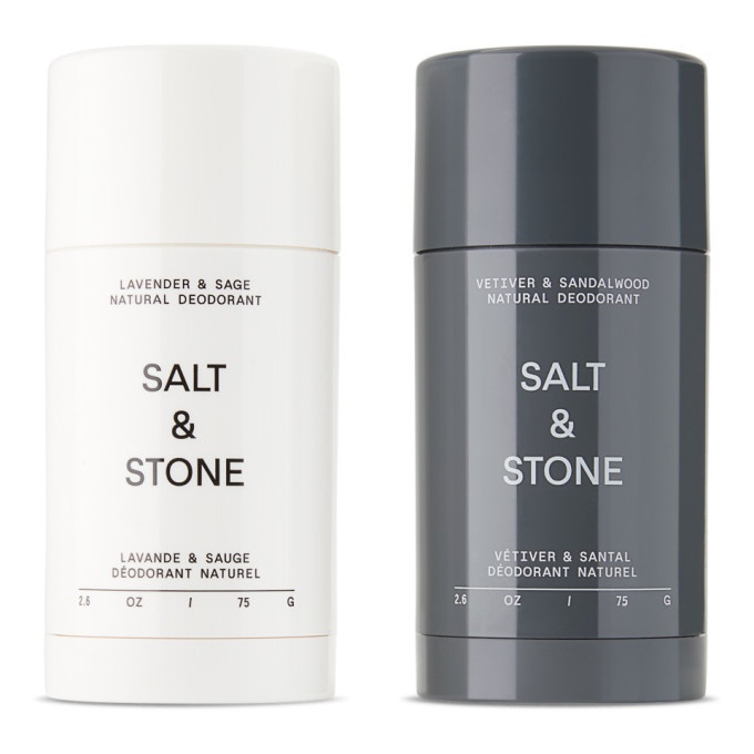 Photo: Salt and Stone Natural Lavender and Sandalwood Deodorant Set