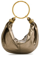 Chloe Bracelet Metallic-leather top Handle bag - Metallic Silver - One Size