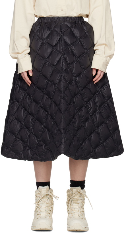 Photo: TAION Black Quilted Down Skirt