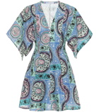 JW Anderson - Printed linen minidress