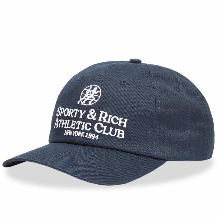 Photo: Sporty & Rich S&R Athletic Club Cap in Navy/White
