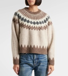 Nili Lotan Alena Fair Isle alpaca-blend sweater