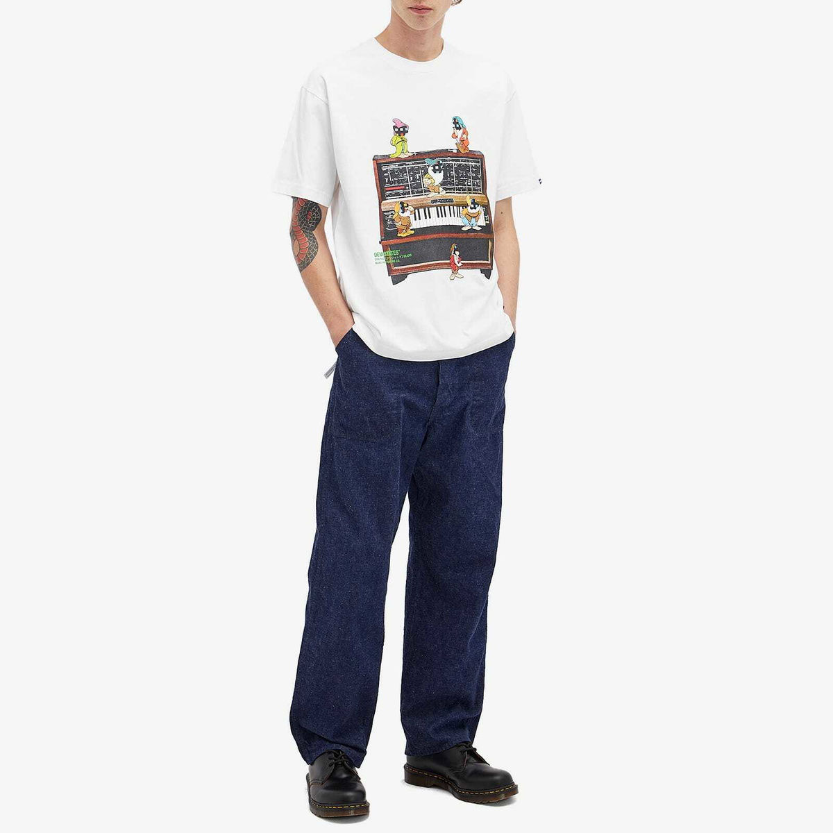 Deva States Men's Synthesis T-Shirt in White