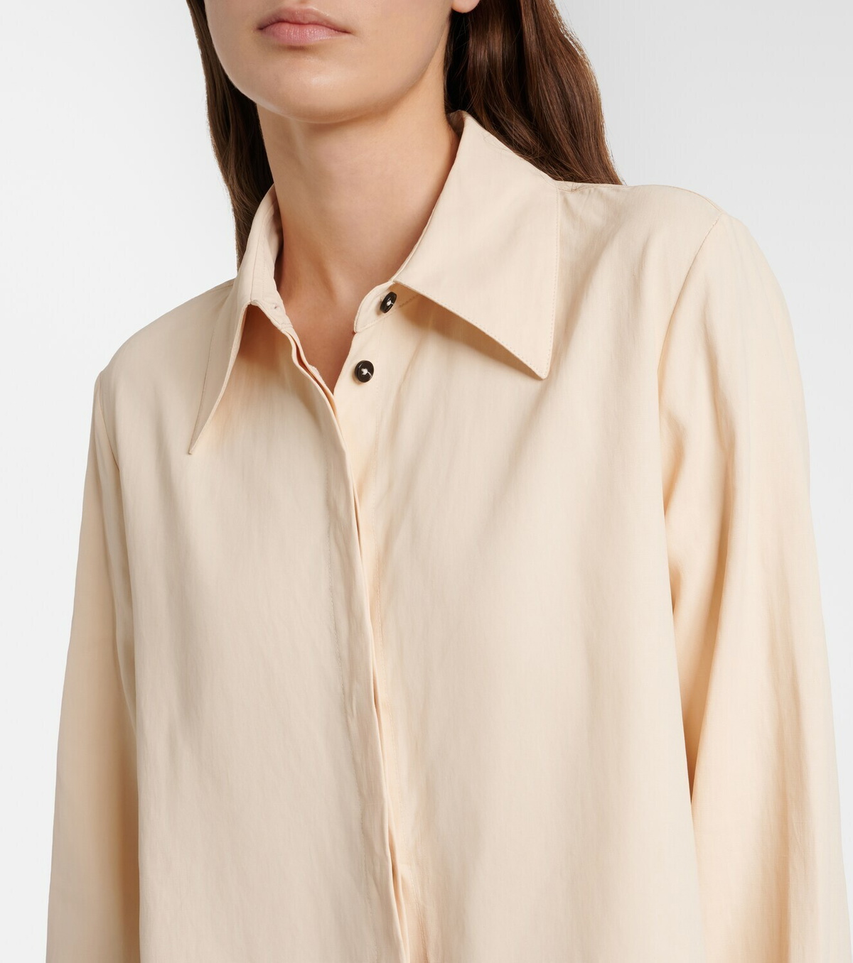 Jil Sander Oversized linen shirt dress