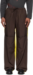 SC103 SSENSE Exclusive Brown & Yellow Prize Trousers