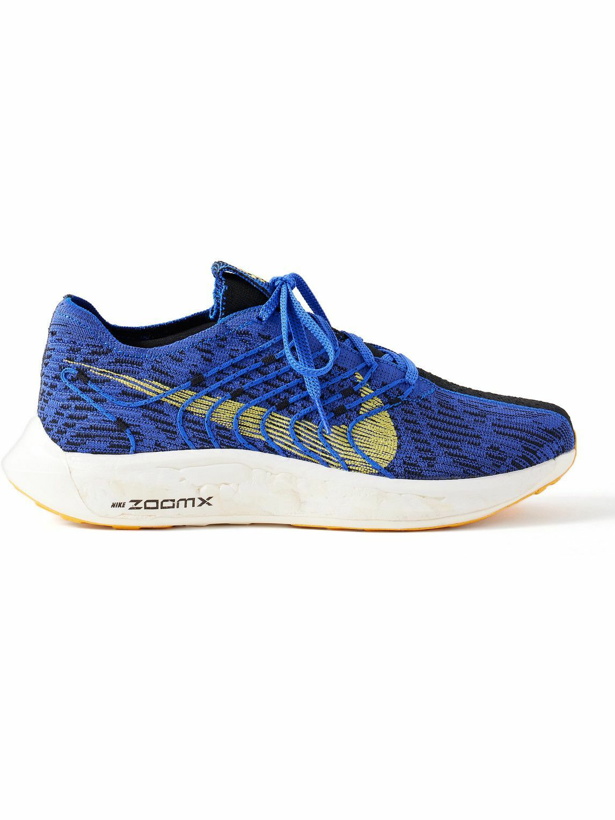 Photo: Nike Running - Pegasus Turbo Next Nature Flyknit Sneakers - Blue