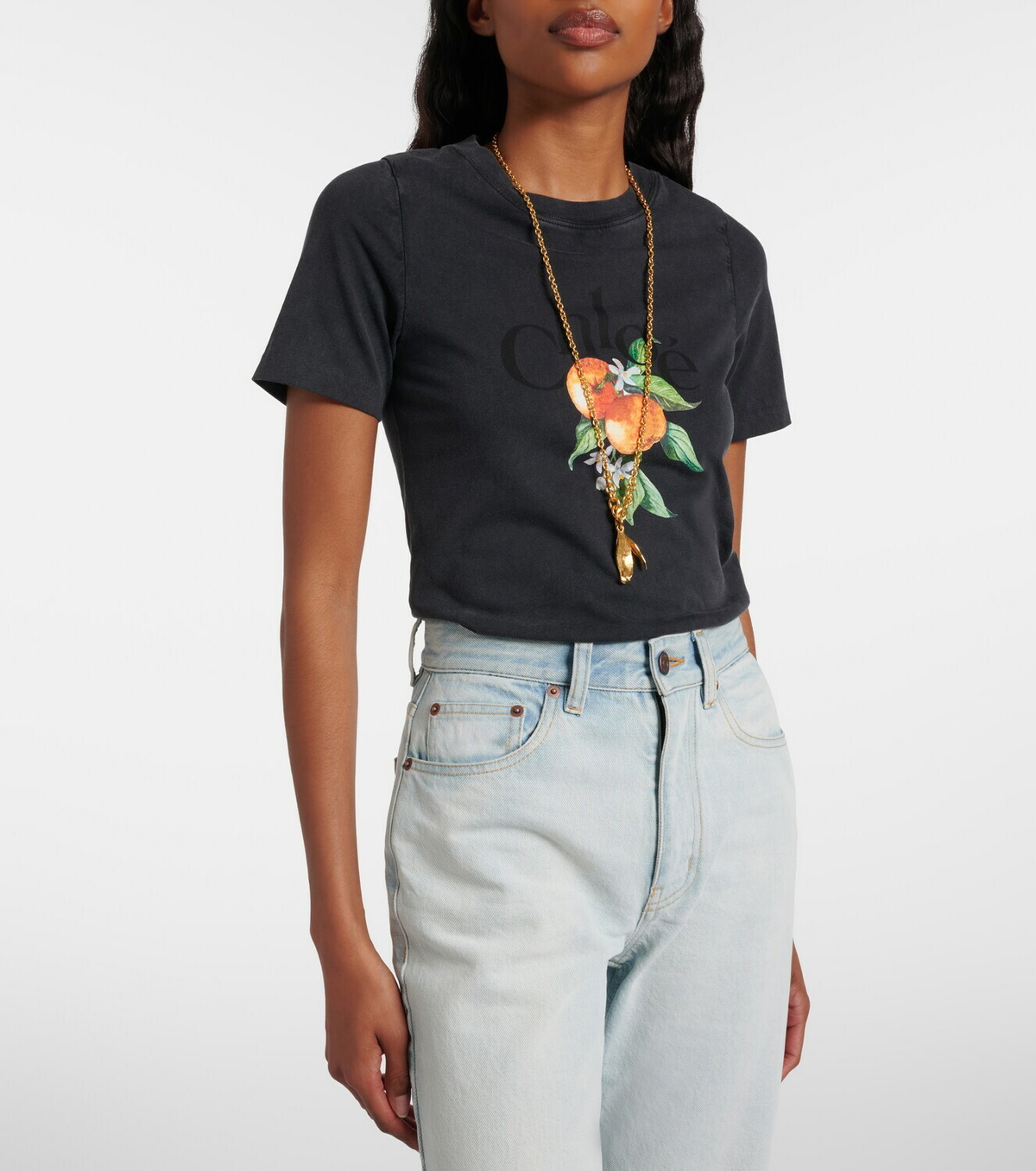 Chloé Printed cotton T-shirt