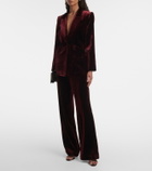 Roland Mouret Velvet wide-leg pants