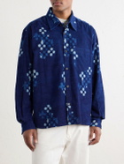 Kardo - Luis Printed Cotton-Corduroy Shirt - Blue