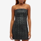 Rotate Women's Braided Mini Dress in Black