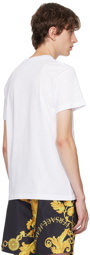 Versace Jeans Couture White V-Emblem T-Shirt