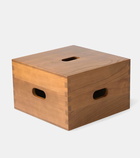 Cassina LC14 Cabanon chestnut stool by Le Corbusier
