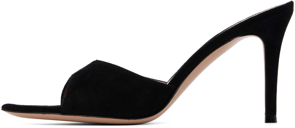 Gianvito Rossi Black Elle 85 Heeled Sandals